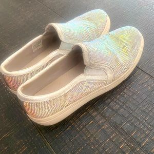 Rhinestone Slip On Shoes
